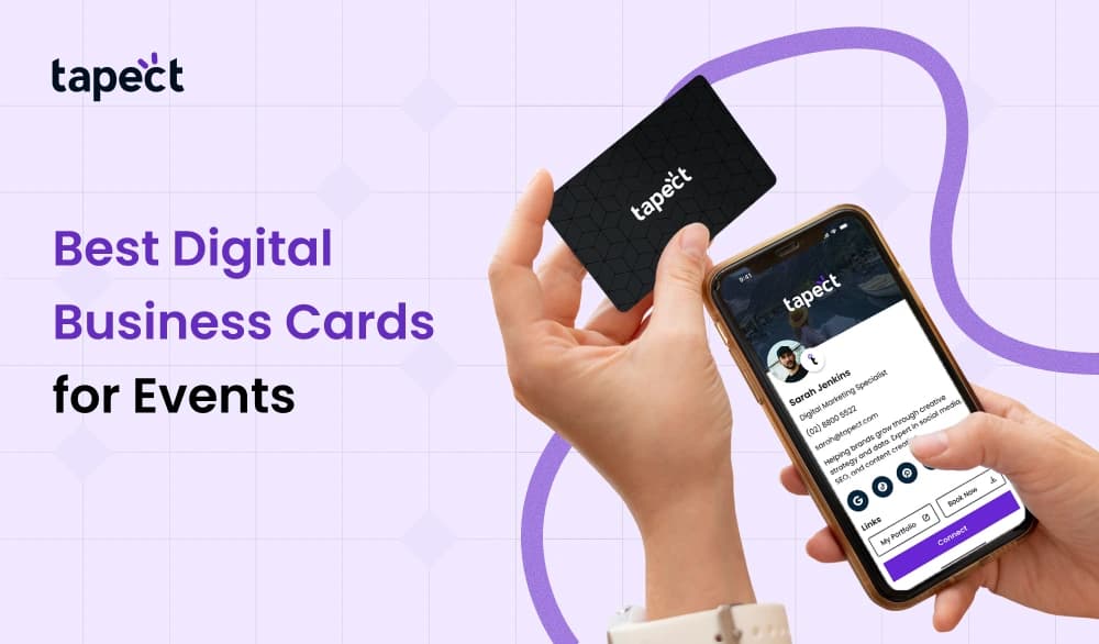 Best Digital Business Cards for Events | Tapect