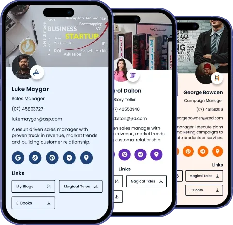 Digital Business Cards Designed for Your Entire Team