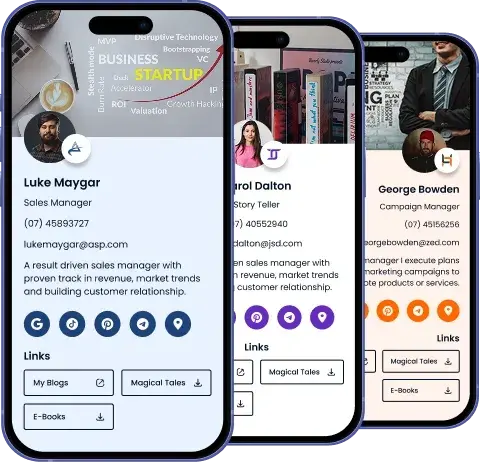 Digital Business Cards Designed for Your Entire Team