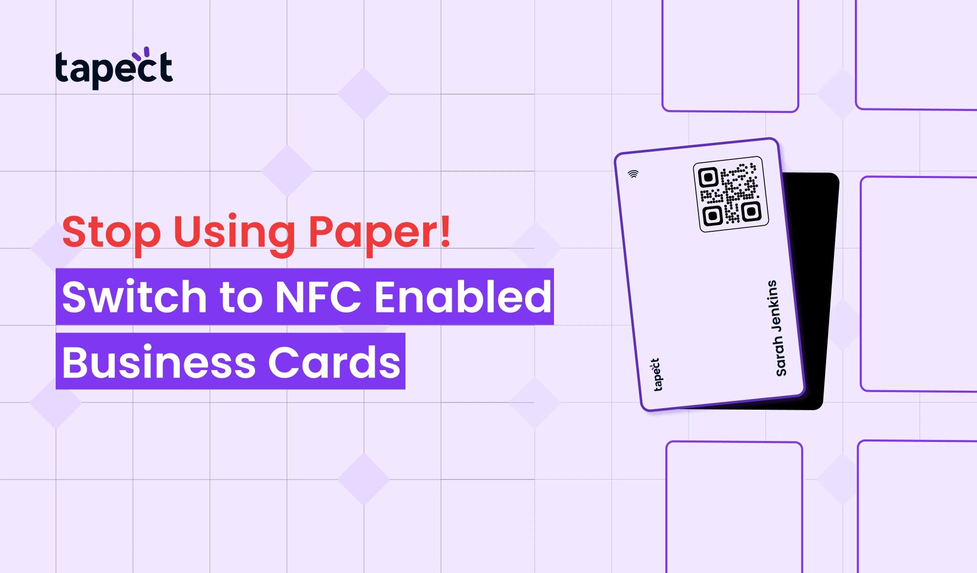Stop Using Paper! Switch to NFC Enabled Business Cards
