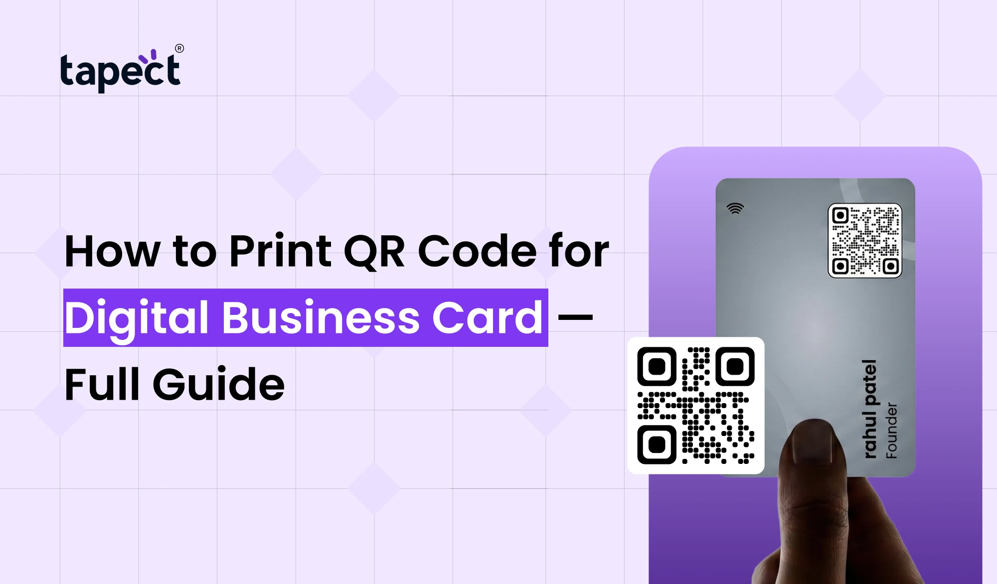 How to Print QR Code for Digital Business Card – Full Guide