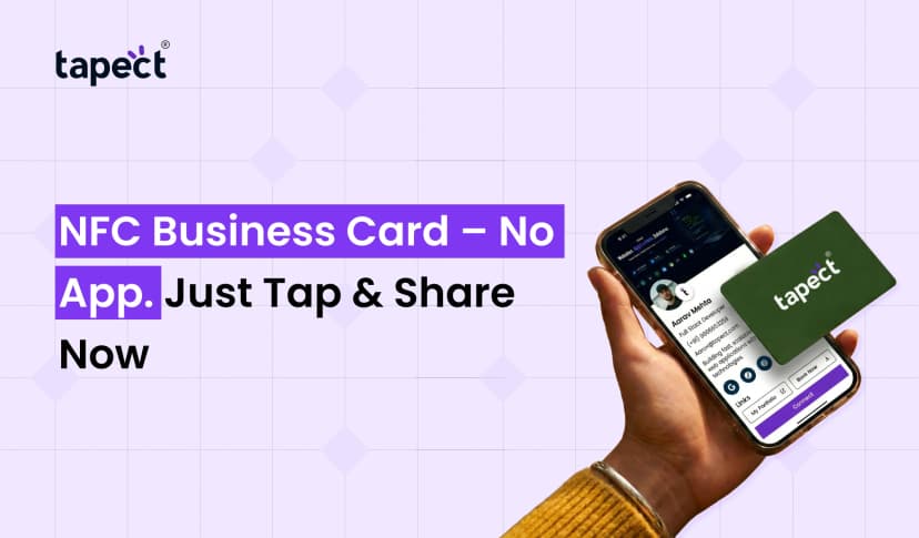 NFC Business Card – No App Just Tap & Share Now