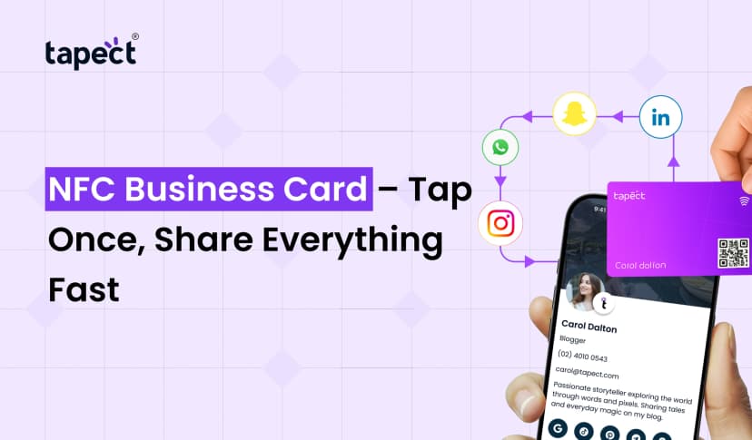 NFC Business Card – Tap Once, Share Everything Fast