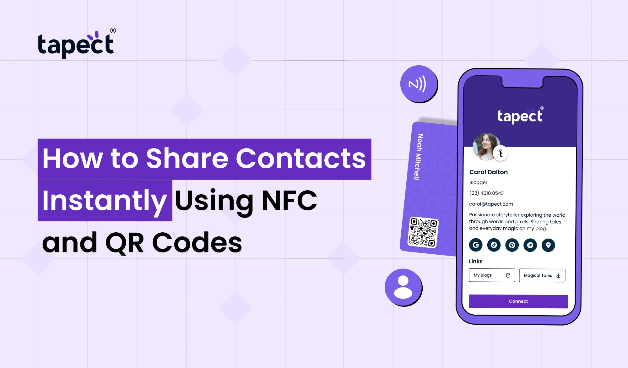 How to Share Contacts Instantly Using NFC and QR Codes