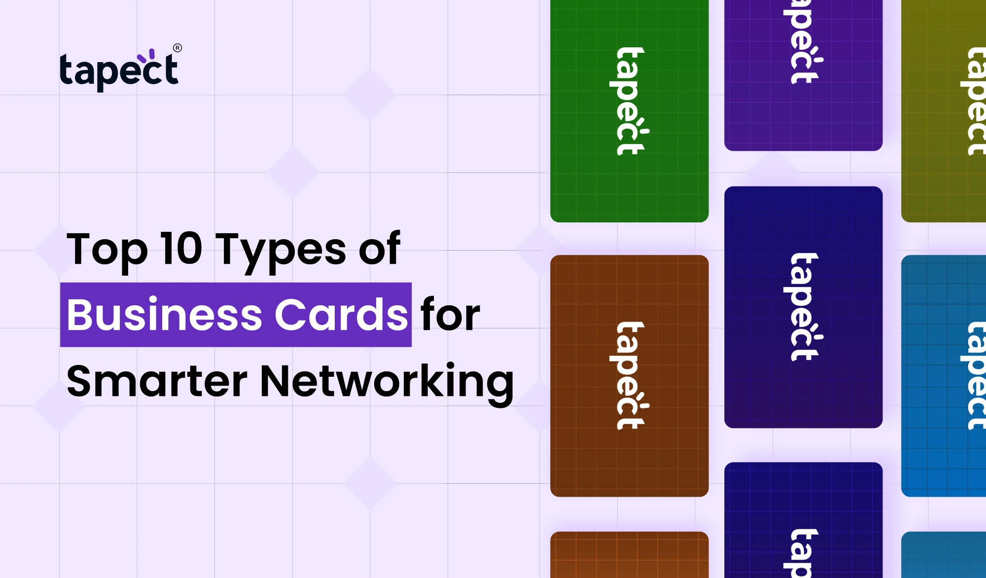 Top 10 Types of Business Cards for Smarter Networking